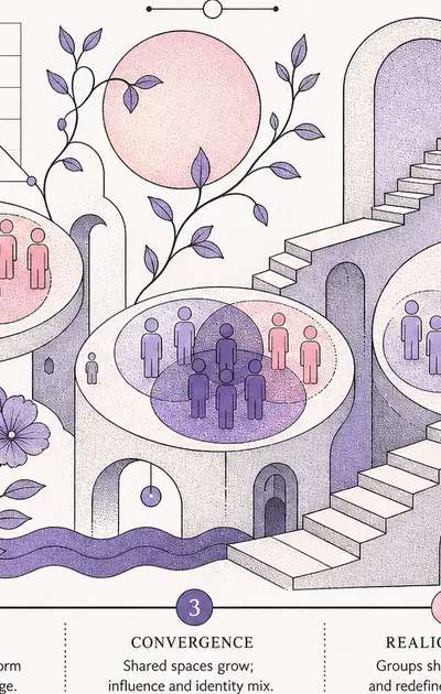 Friendship Cycles: Social Circles and Pinnacle Shifts